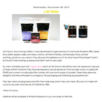 Screenshot of blog post from Goodies & Besties about LifeStinks deodorant 