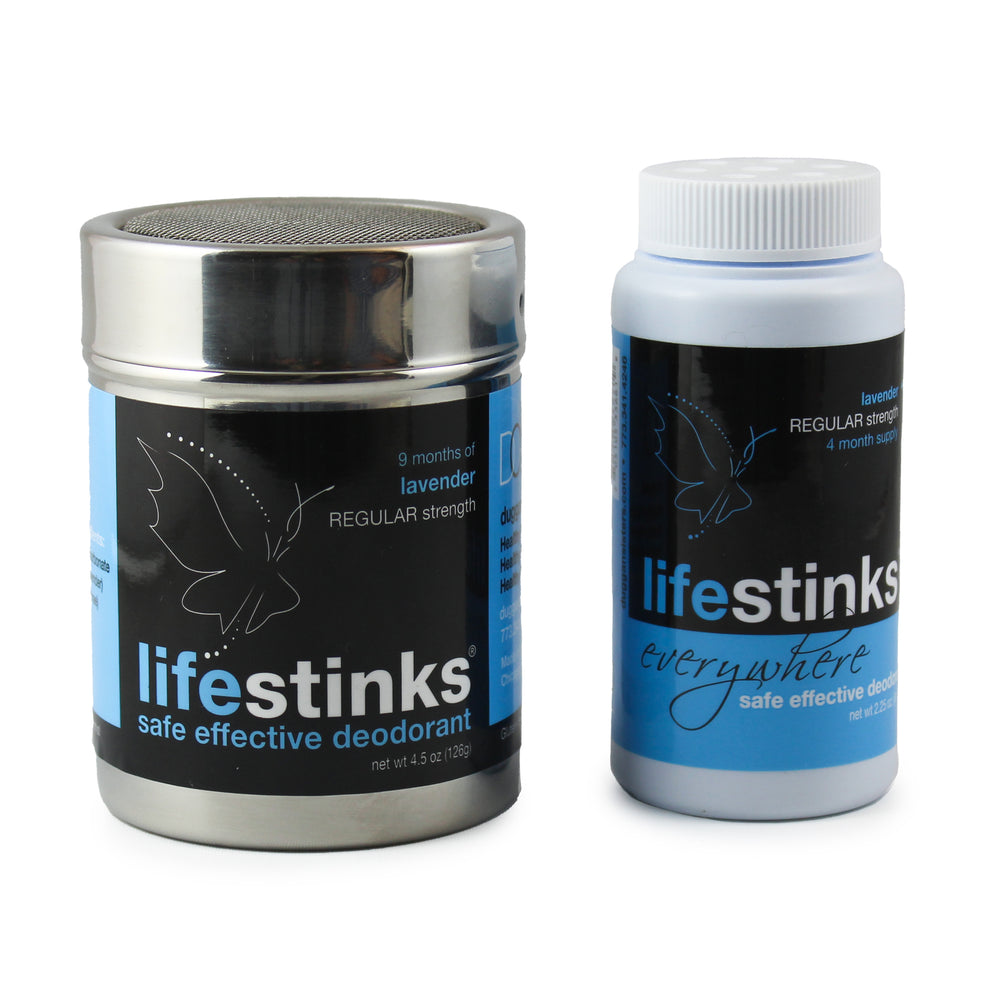lifestinks home & away deodorant set