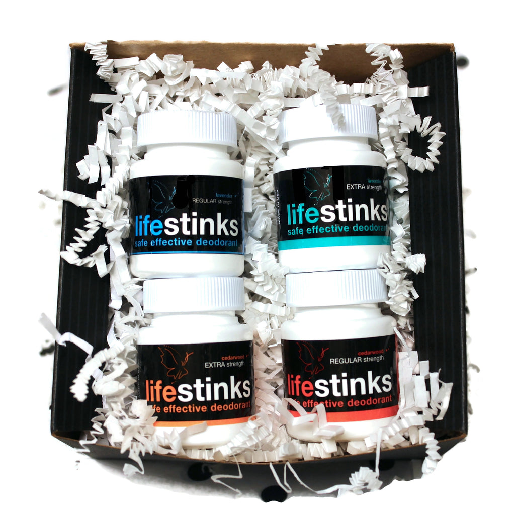 deodorant minis sampler 30% OFF (4 months of lifestinks)