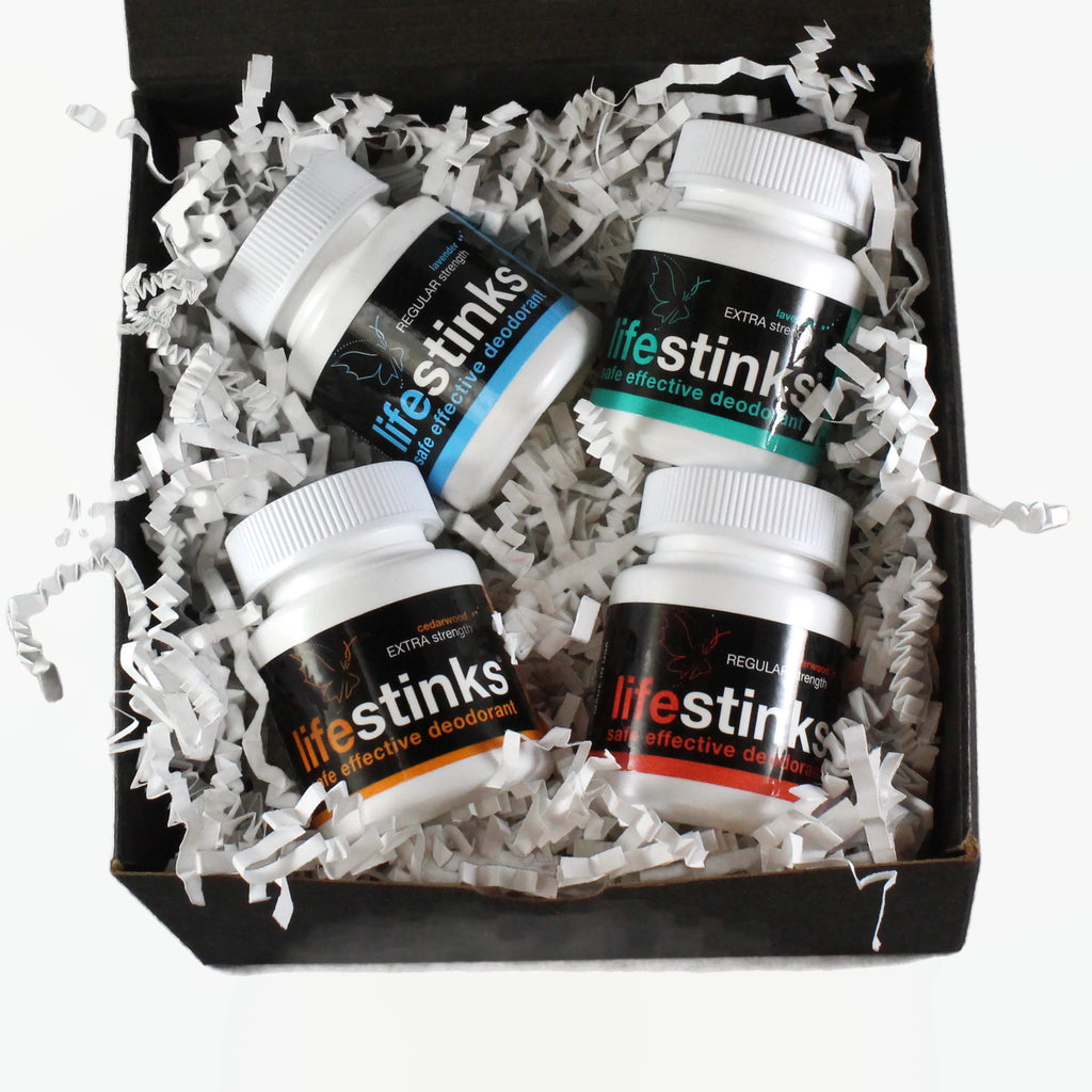 deodorant minis sampler 30% OFF (4 months of lifestinks)