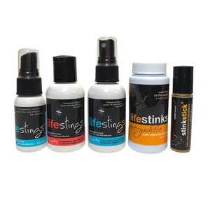 bug repellent sampler (with 4 months of deodorant)