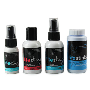 bug repellent sampler (with 4 months of deodorant)